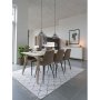 Copenhagen Matbord - Vit/natur - 195/285x90