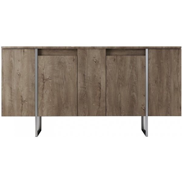 Buffet Lux - Noyer/argent