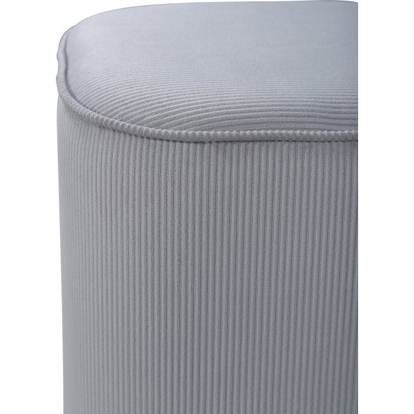 Pouf Chip - Velours côtelé gris Pouf Chip - Velours côtelé gris