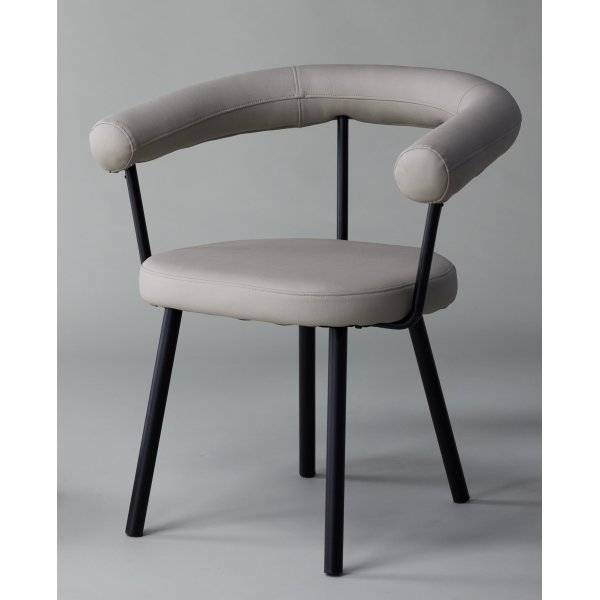 Vsters x Josefin Lustig karmstol - Off-white/svart