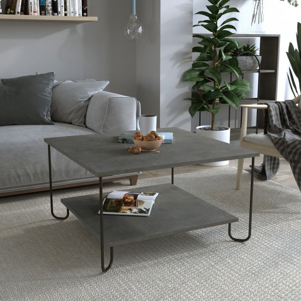 Marbo soffbord 80 x 80 cm - Gr