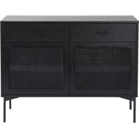 Halsten sideboard - Ekfanér/svart Halsten sideboard - Ekfanér/svart