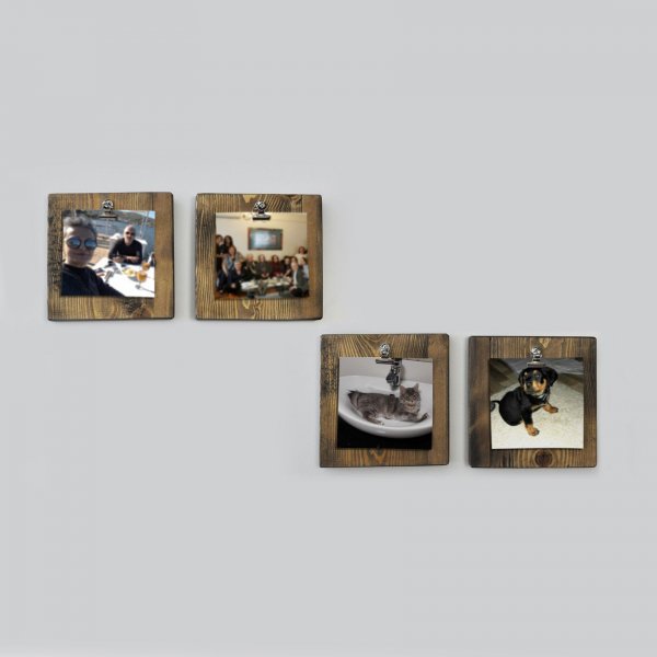 Abstrakt vggdekoration 66 - Valnt